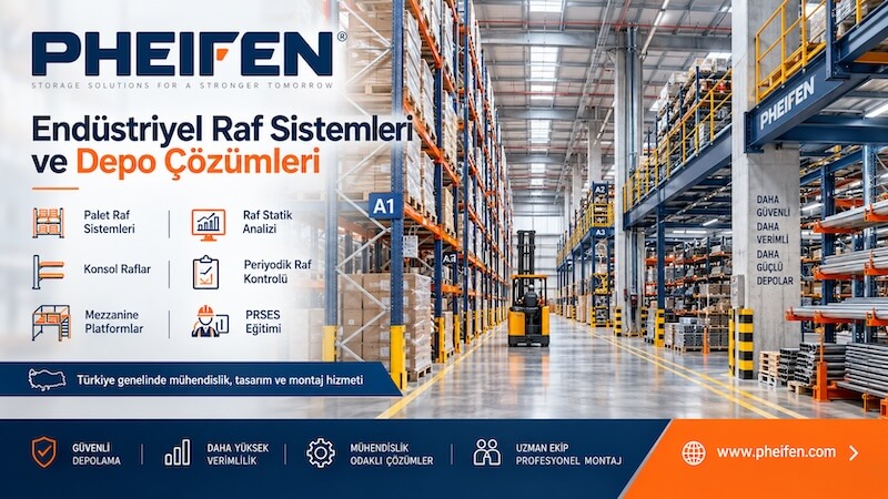 Endüstriyel Raf Sistemleri ve Depo Çözümlerinde PHEIFEN: İstanbul'dan Türkiye Geneline Profesyonel Mühendislik Hizmetleri
